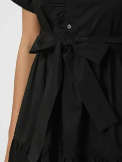 Nellie Poplin Kjole, Black, 36