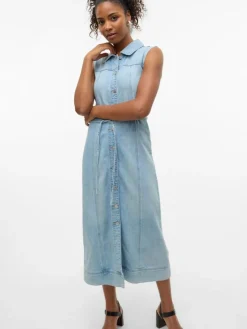 Nenya Denimkjole, Medium Blue Denim, L