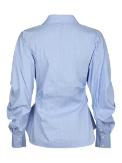 Neoella Flannel Skjorte, Light Blue, 40