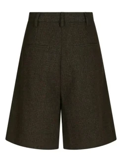 Nika Mini Check Shorts, Brown Melange, 38