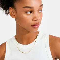 Nikita Halskæde, Gold Plated, 38+9 cm