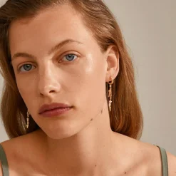 Niya Øreringe, Gold Plated