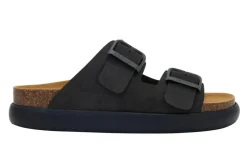 Noelle Chunky Suede Sandaler, Grey, 40