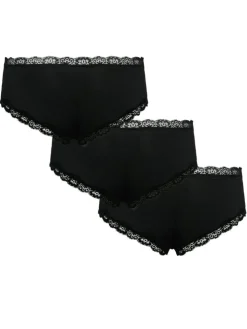 Nola 3-pak Trusser, Black, M