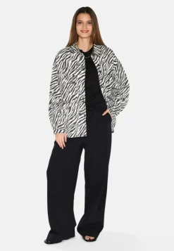 Noliana Zebra Denimskjorte, Black, 38