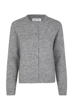 Nor Short Cardigan, Grey Mel., XL