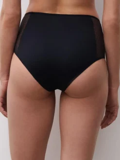 Norah Chic Højtaljet Trusser, Black, 44