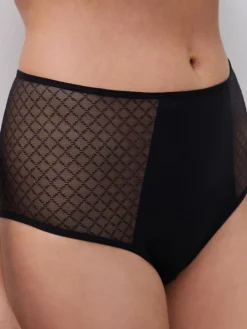 Norah Chic Højtaljet Trusser, Black, 44