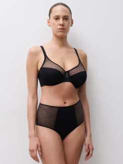 Norah Chic Højtaljet Trusser, Black, 44