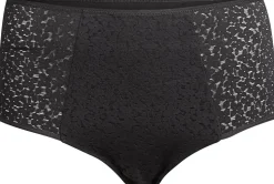 Norah Højtaljede Trusser, Black, 44