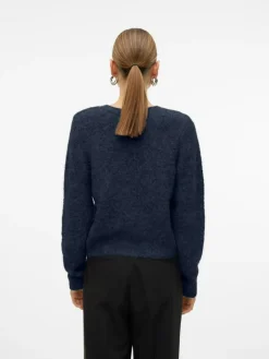 Novah Cardigan, Navy Blazer, M