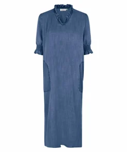 Nydelana Denim Kjole, Washed Denim, XXL