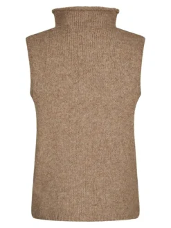 Odelia Knit Vest, Dark Sand, 36