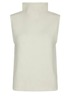 Odelia Knit Vest, Off White, 38