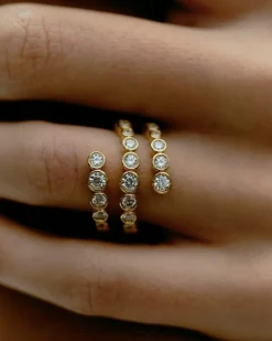 Odette Spiral Ring, Gold, 56