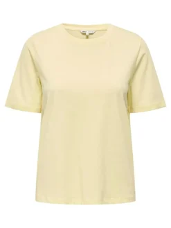 Only Kortærmet T-shirt, Double Cream, M