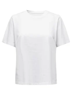 Only Kortærmet T-shirt, White, S