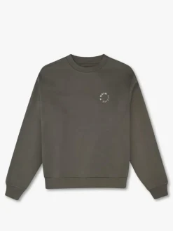Organic Crewneck Sweatshirt, Beluga Grey, M