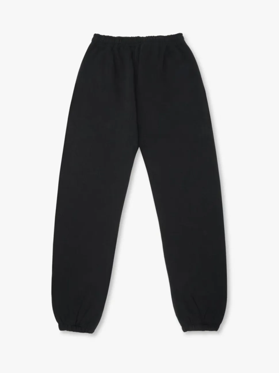 Organic Fitted Sweatpants, Black, S