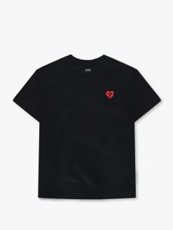 Organic Heavy Boxy T-shirt, Black, XS