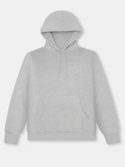 Organic Regular Hættetrøje, Heather Grey, L