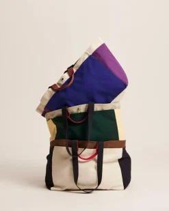 Organic Weekendtaske, Cream Multi