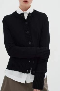 OrkideaIW Cardigan, Black, XS