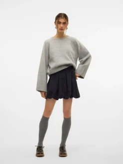 Ottilie Mini Balloon Nederdel, Black, XS