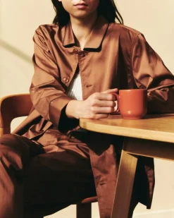 Outline Pyjamasskjorte, Milk Chocolate, S/M