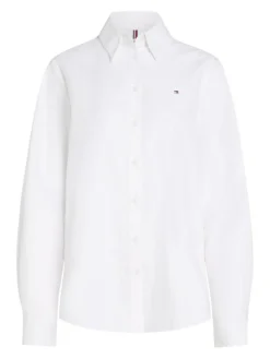 Oxford Relaxed Fit Skjorte, Optic White, 38