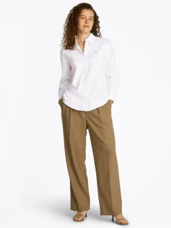 Oxford Relaxed Fit Skjorte, Optic White, 38