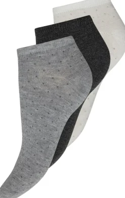 3-pak Ankelsokker, Multi Color, 37/41