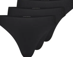 3-pak String Trusser, Black, M