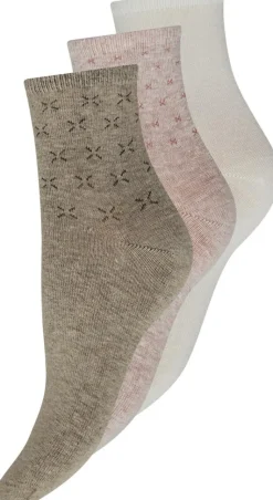 3-pak Strømper, Multi Color, 37/41