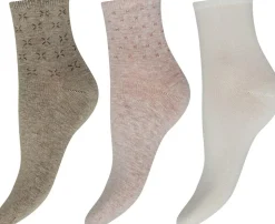 3-pak Strømper, Multi Color, 37/41