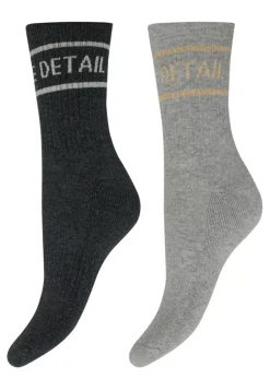 2-pak Tennissokker, Grey, 37/41