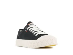 Palla Ace Canvas Sneakers, Black/White Cap Gray, 45