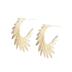 Palma Øreringe, Gold Plated