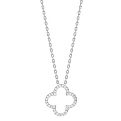 Pamela Halskæde, Silver, 42+3 cm