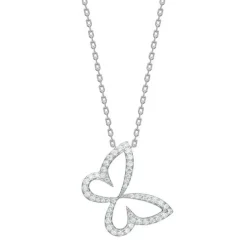 Pamela Halskæde, Silver, 42+3 cm