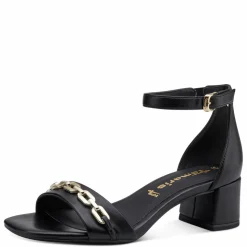 Paola Højhælede Sandaler, Sort, 41