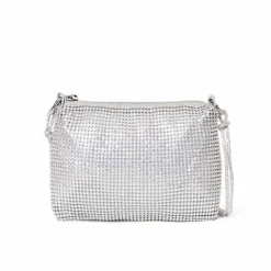 Party Night Skuldertaske, Sølv