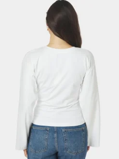 Paska Boxy Long T-shirt, White, 38