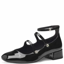 Patent Pumps, Black, 37