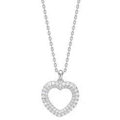 Paula Halskæde, Silver, 42+3 cm