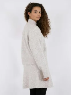 Paulina Striktrøje, Beige Melange, 34