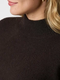 Paulina Striktrøje, Dark Brown, 36