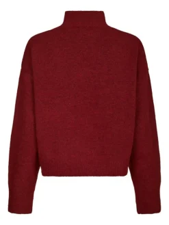 Paulina Striktrøje, Dark Red, 40