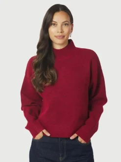 Paulina Striktrøje, Dark Red, 40