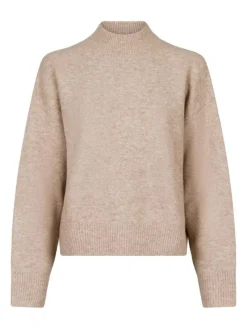 Paulina Striktrøje, Sand Melange, 38